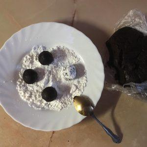 Шоколадное печенье с трещинками (без глютена)