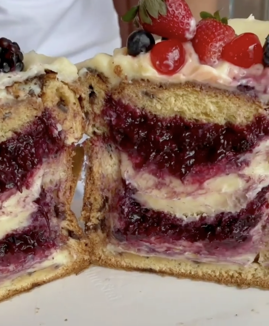 Рецепт кулича с начинкой